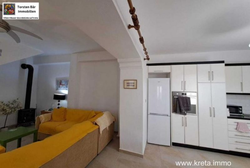 Kalyves Apokoronas Kreta, Kalyves, renoviertes Dorfhaus, 3 SZ, 3 Bäder, mit sep. Studio Haus kaufen